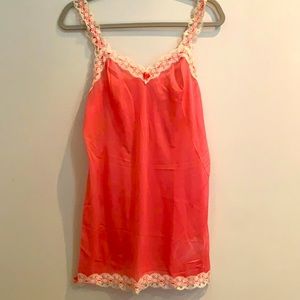 Vintage Lace and Silk Slip Dress